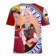 Women´s T-Shirt  GLOBAL FREEDOM UNITED© Women Croatia & Germany V2 2 Red Online Sale