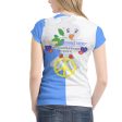 Women´s T-shirt 1 GLOBAL FREEDOM UNITED© Anti Fascism & Racism EU Blue For Discount