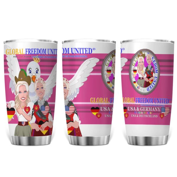 Tumbler Global Freedom United Women Usa & Germany Pink 1 Hot on Sale