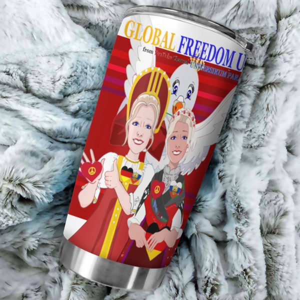 Tumbler Global Freedom United Women Russia & Germany Old Peace Red Online