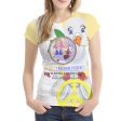 Women´s T-shirt 1 GLOBAL FREEDOM UNITED© Women Albania & Serbia Yellow Hot on Sale