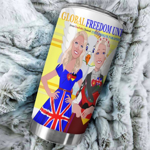 Tumbler Global Freedom United Women England & Germany Old Peace Yellow Online Hot Sale