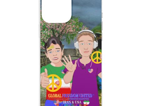 Mobile Phone Case GLOBAL FREEDOM UNITED© Men Iran & USA Cheap