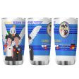 Tumbler GLOBAL FREEDOM UNITED© Men Israel & Germany Deep Blue Supply