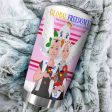 Tumbler GLOBAL FREEDOM UNITED© Women Israel & Germany Pink Online Sale