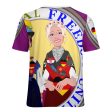 Women´s T-shirt GLOBAL FREEDOM UNITED© Women Croatia & Germany V2 1 Lilac Cheap