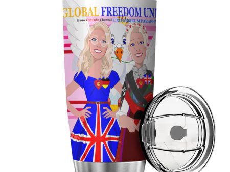 Tumbler Global Freedom United Women England & Germany Old Peace Pink Online Hot Sale