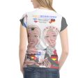 Women´s T-shirt GLOBAL FREEDOM UNITED© Israel & Germany Big Supply