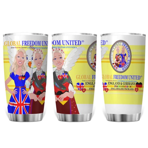 Tumbler Global Freedom United Women England & Germany Old Peace Yellow Online Hot Sale