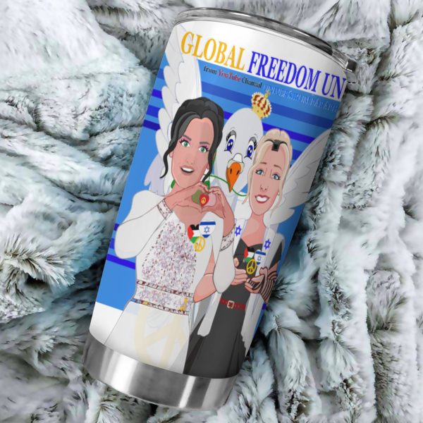 Tumbler Global Freedom United Women Palestina & Israel Deep Blue Online Hot Sale