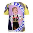 Women´s T-shirt 2 Global Freedom United Women Croatia & Serbia Old Peace Yellow For Discount