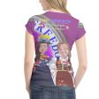 Women´s T-shirt GLOBAL FREEDOM UNITED© Women Croatia & Serbia V1 Lilac Online now