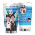 Tumbler GLOBAL FREEDOM UNITED© Men Israel & Germany Blue Online Hot Sale