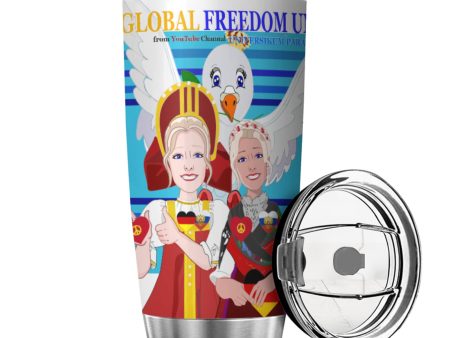 Tumbler Global Freedom United Women Russia & Germany Blue Online now