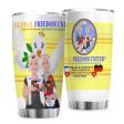 Tumbler GLOBAL FREEDOM UNITED© Women Israel & Germany Yellow Cheap