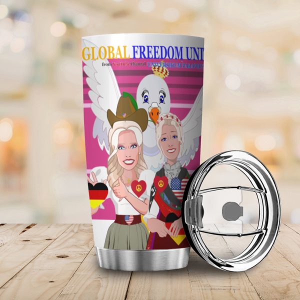 Tumbler Global Freedom United Women Usa & Germany Pink 1 Hot on Sale