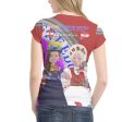 Women´s T-Shirt GLOBAL FREEDOM UNITED© Women Croatia & Hungary Version 1 Red Cheap