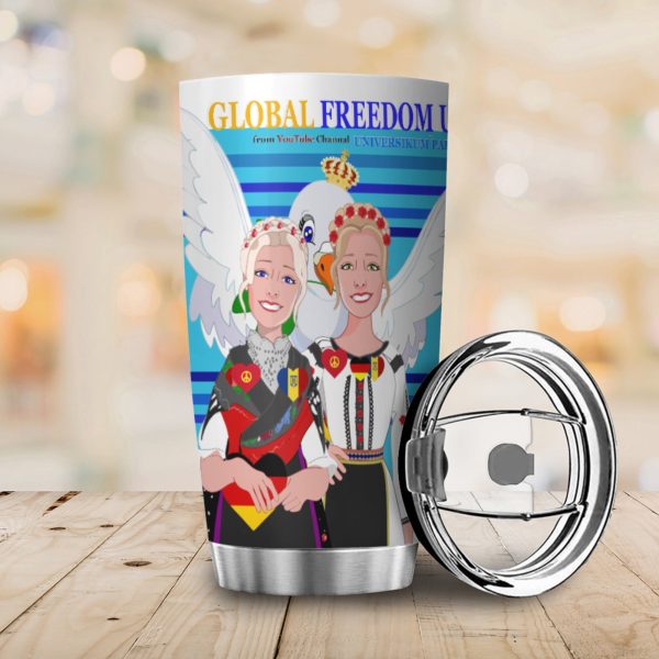 Tumbler Global Freedom United Women Romania & Germany Old Peace Blue Online