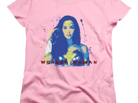 WONDER WOMAN 84 : WONDER GLOW WOMENS SHORT SLEEVE Pink MD Supply