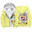 Plush Hoodie GLOBAL FREEDOM UNITED© Men Albania & Serbia Yellow For Sale