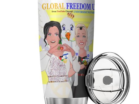 Tumbler Global Freedom United Women Palestina & Israel Yellow Online now