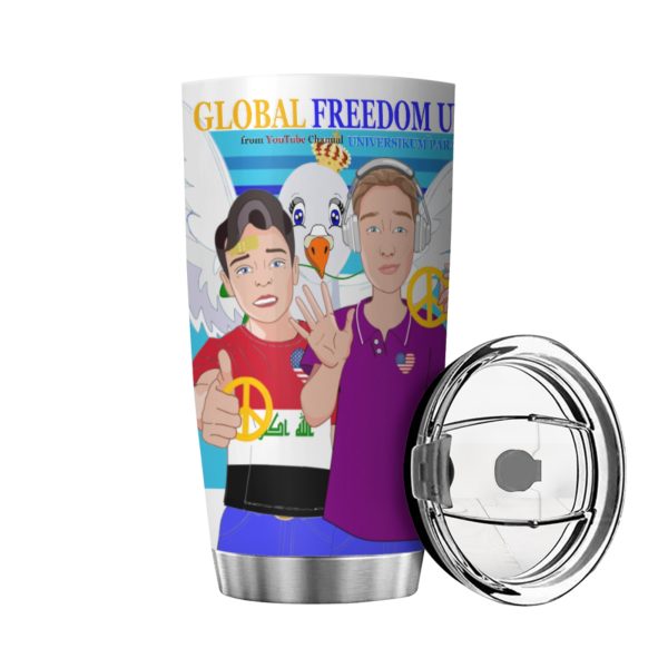 Tumbler GLOBAL FREEDOM UNITED© Men Iraq & USA Blue Online Sale