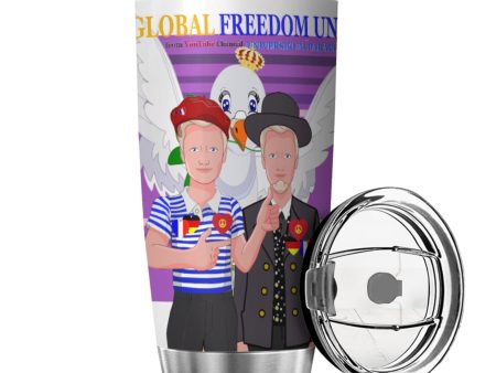 Tumbler Global Freedom United Men French & Germany Old Peace Lilac Sale