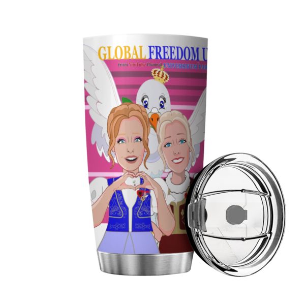 Tumbler Global Freedom United Women Albania & Serbia Old Peace Pink1 Hot on Sale