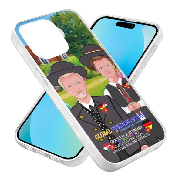 Mobile Phone Case GLOBAL FREEDOM UNITED© Men Germany & Hungary For Sale