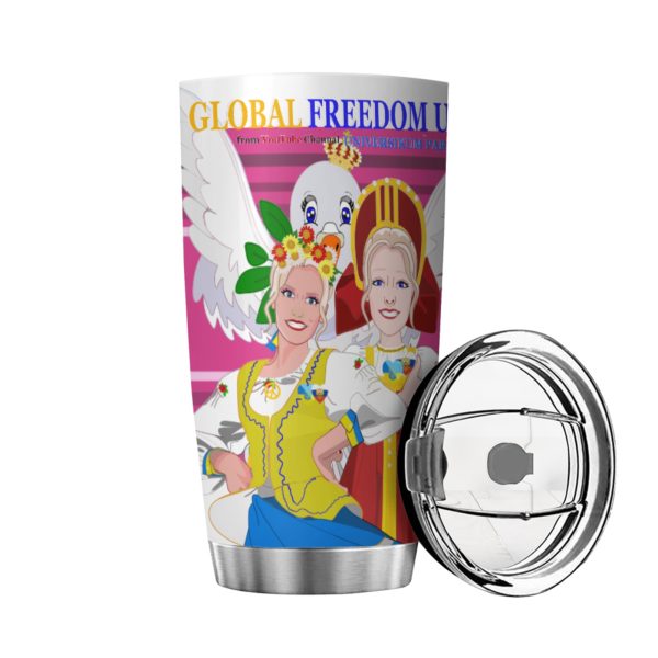 Tumbler Global Freedom United Women Russia & Ukrain Pink on Sale