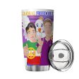 Tumbler GLOBAL FREEDOM UNITED© Men Iran & USA  Lilac on Sale