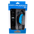 Wii   Wii U Remote and Nunchuk Controller Combo: Black - Old Skool Discount