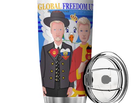 Tumbler Global Freedom United Men Germany & Russia Old Peace Deep Blue For Discount