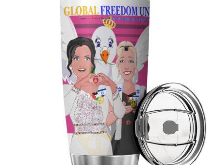 Tumbler Global Freedom United Women Palestina & Israel Pink Online Hot Sale