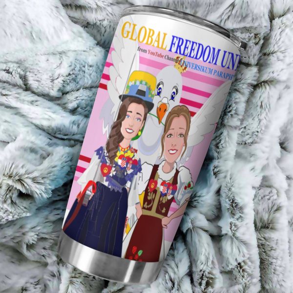 Tumbler Global Freedom United Women Croatia & Serbia Pink2 Online Sale