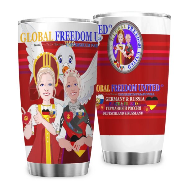 Tumbler Global Freedom United Women Russia & Germany Old Peace Red Online