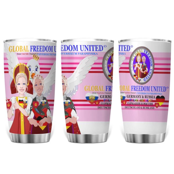 Tumbler Global Freedom United Women Russia & Germany Old Peace Pink1 Online Hot Sale