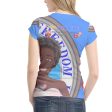 Women´s T-shirt 1 GLOBAL FREEDOM UNITED© Women Anti Racism & Fascism USA Blue Sale