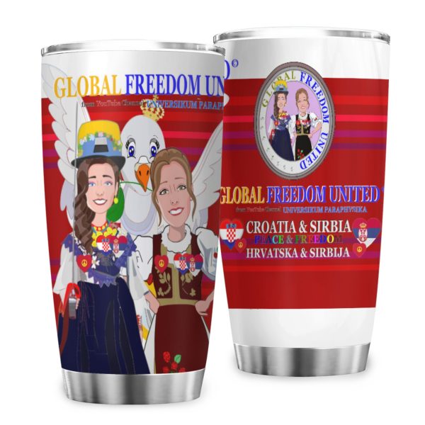 Tumbler Global Freedom United Women Croatia & Serbia Red Hot on Sale