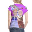 Women´s T-shirt 2 GLOBAL FREEDOM UNITED© Women Albania & Serbia Lilac Online Sale