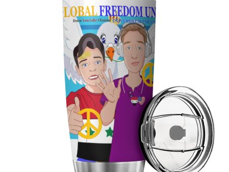 Tumbler GLOBAL FREEDOM UNITED© Men Syria & USA Blue Online