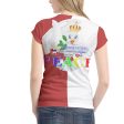 Women´s T-shirt 1 GLOBAL FREEDOM UNITED© Women Palestina & Israel Red Online Hot Sale