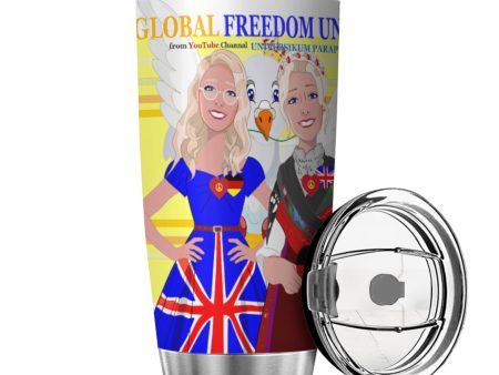 Tumbler Global Freedom United Women England & Germany Old Peace Yellow Online Hot Sale