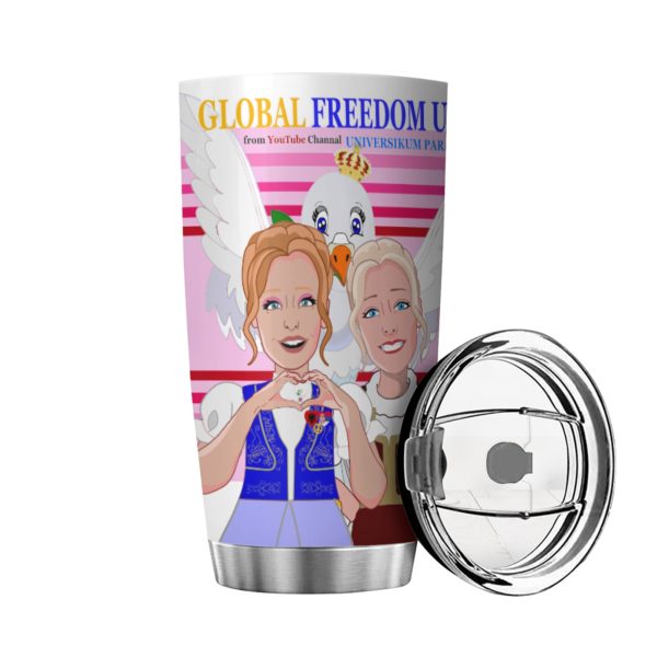 Tumbler Global Freedom United Women Albania & Serbia Old Peace Pink2 Hot on Sale