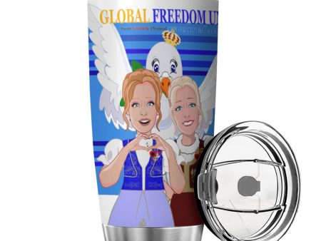 Tumbler Global Freedom United Women Albania & Serbia Old Peace Deep Blue Cheap