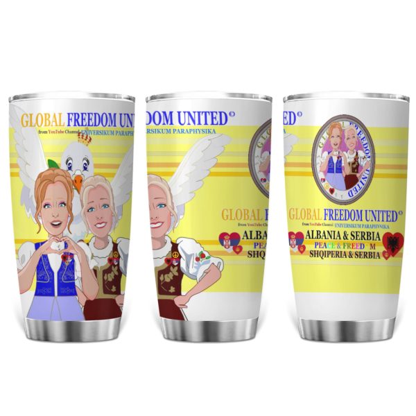 Tumbler Global Freedom United Women Albania & Serbia Old Peace Yellow Online now