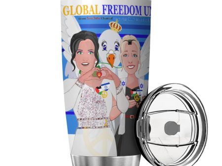 Tumbler Global Freedom United Women Palestina & Israel Deep Blue Online Hot Sale