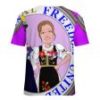 Women´s T-shirt 2 Global Freedom United Women Croatia & Serbia Old Peace Lilac For Cheap