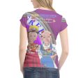 Women´s T-shirt GLOBAL FREEDOM UNITED© Women Croatia & Serbia V2 Lilac For Cheap