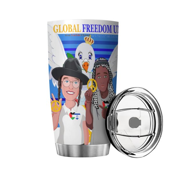 Tumbler Nglobal Freedom United Men Palestina & Israel Deep Blue Discount